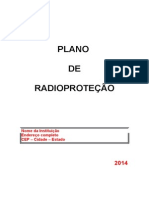 Modelo de Plano de Radioproteção 2014