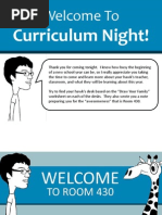 Curriculum Night 2015