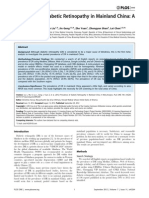 Prevalence of Diabetic Retinopathy in Mainland China: A Meta-Analysis