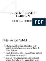 Sifat Koligatif Larutan