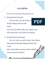 Kata Benda Dalam Bahasa Indonesia