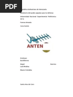 Informe de Antena