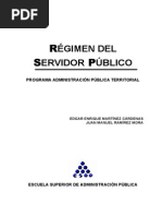 Regimen Del Servidor Publico ESAP