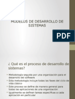 Modelos de Desarrollo de Sistemas