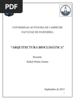 Arquitectura Bioclimática