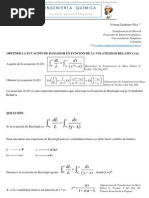 Obtención de La Expresión de Rayleigh en Función de Volatilidad Relativa