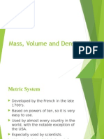 Mass Volume Density Powerpoint