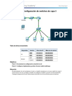 5.3.3.5 Packet Tracer: Configuración de Switches de Capa 3