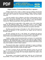 Sept25.2015 Bfilipino Seafarers' Protection Bill Awaits PNoy's Signature