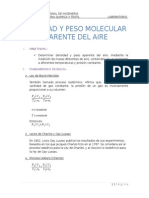 Lab #1 Densidad y Peso Aparente Del Aire