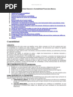 Contabilidad General o Contabilidad Financiera Basica