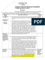 Rad Tech Pac Minutes 1-25-13