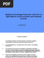 Building Knowledge Commons' With ICTs To Fight