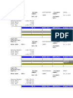 Bank Statement (Various Formats)