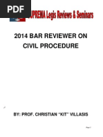 Villasis Notes in Civil Procedure (Suprema Legis) PDF