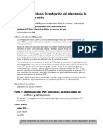 10.1.2.4 Práctica de Laboratorio: Investigación Del Intercambio de Archivos Punto A Punto