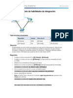 11.6.1.2 Packet Tracer: Reto de Habilidades de Integración