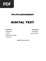 Online ASSIGNMENT Digiy 1