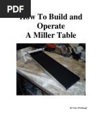 How To Build and Operate A Miller Table.