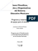 Bases Filosóficas, Legales y Organizativas Del Sistema