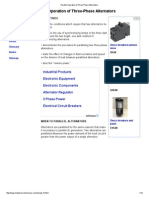 Parallel Operation of Three-Phase Alternators