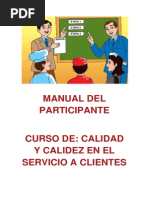 Manual de Servicio Al Cliente