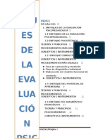 Enfoques de La Evaluacion Psicopedagogica