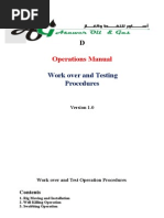 Workover Operations Manual