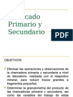 Chancado Primario y Secundario