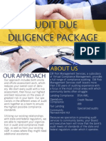 Audit Due Diligence Package