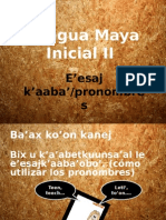 Pronombres de La Lengua Maya Yucateca