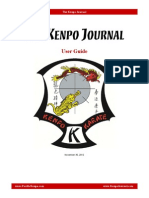 Kenpo Journal User Guide