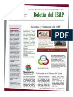 Boletín Del ISAP No. 1 Octubre 2015