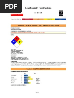 Levofloksasin Hemihidrat Msds