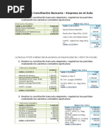 Ejercicios de Conciliación Bancaria