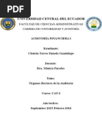 Organos Rectores de La Auditoria