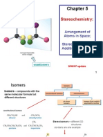 Stereochemistry Arrangement of Atoms in Space