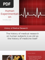 Human Experiments