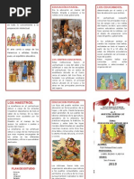 Triptico - Educacion Inca