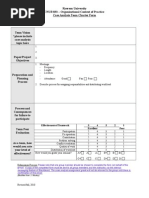 Team Charter Form