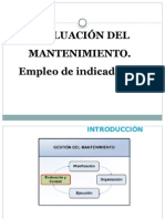 Indicadores de Mantenimiento (Disponibilidad)