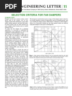 Selection Criteria For Dampers