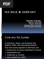 Germany Tax System