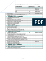 Matrix For Installation Work