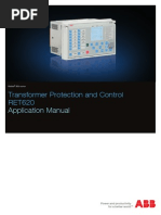 RET620 Application Manual