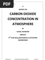 Carbon Dioxide Concentration in Atmosphere: A Report On