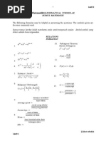 Formula Matematik SPM