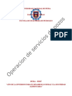 Operaciones de Servicios de Pozos