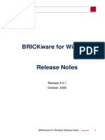 Brickware For Windows: Release 5.3.1 October, 2000