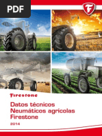 Datos Técnicos Neumáticos Agricolas 2014. Firestone España